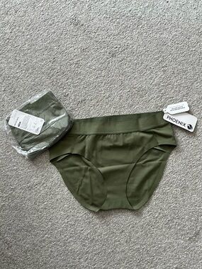 NWT Phoenix Activewear Set of 2 Malibu Bikini Bottom Olive Green Size XL